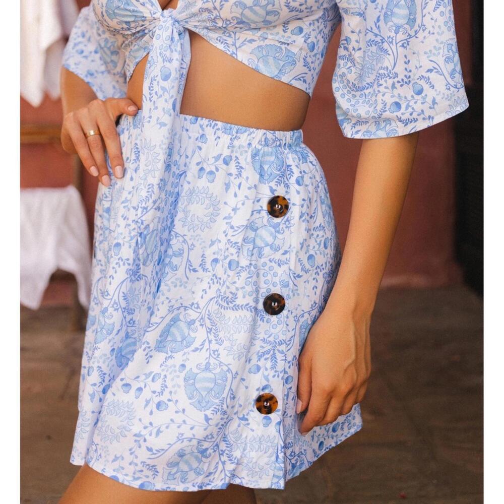 NWT Victoria Skirt in Riviera - Picture 1 of 4